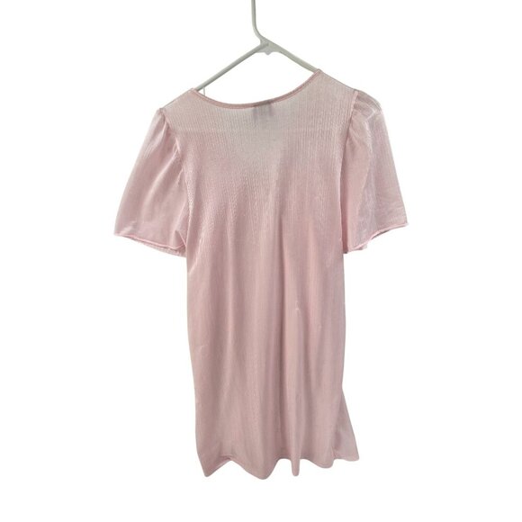 Kelly Reed Women's Two-Piece Pajama Set Pink Size 1X - Picture 4 of 10